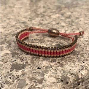 Links of London pink friendship bracelet